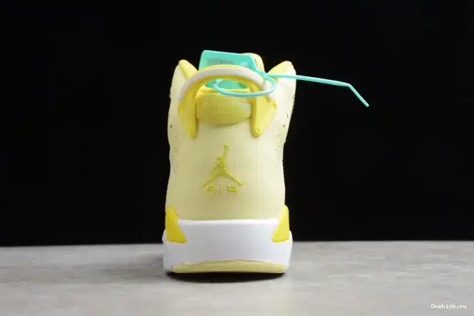 One Kick 6 Air 543390-800 Floral Dynamic Yellow Retro (GS) Jordan 0628